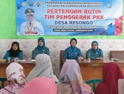 Gandeng PKK, Desa Resongo Sosialisasikan Warga Terapkan PHBS
